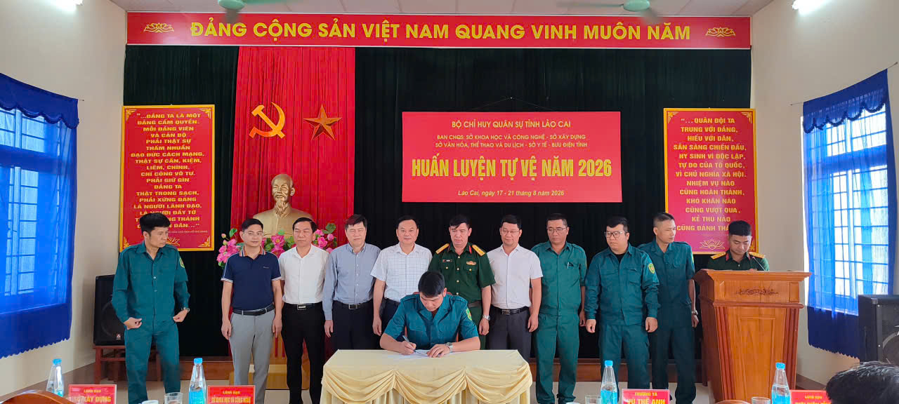 SỞ KHOA HỌC VÀ CÔNG NGHỆ THAM GIA KHAI MẠC HUẤN LUYỆN TỰ VỆ NĂM 2026